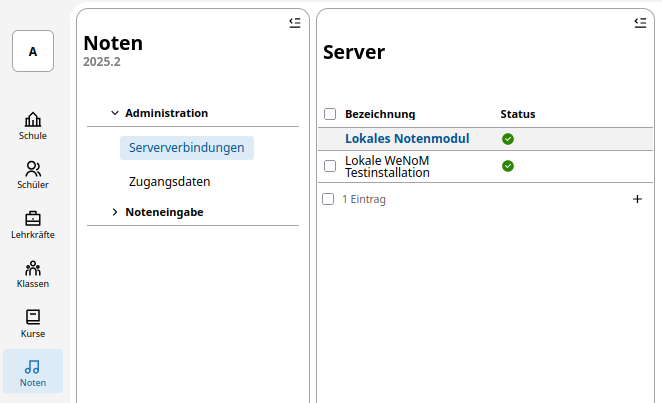 Serververbindungen