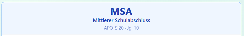 Anzeige des Abschlusses
